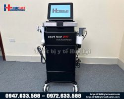 Máy trị liệu tần số vô tuyến kết hợp xung kích và siêu âm