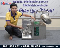 Máy làm viên hoàn kèm chức năng sấy khô đánh bóng