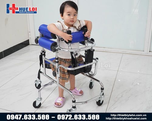 Khung tập đi 6 bánh xe cho trẻ em