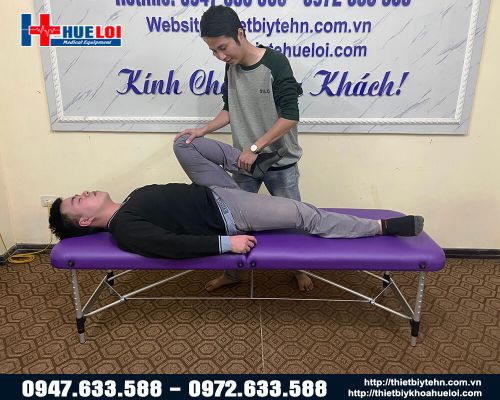 Giường massage body chân hợp kim HL4