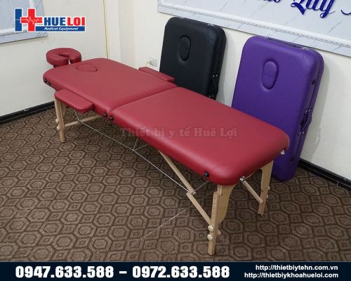 Giường massage gấp gọn chân gỗ HL1