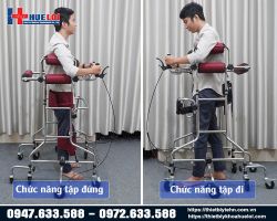 Khung tập đứng - tập đi cho bệnh nhân tai biến, liệt tủy sống