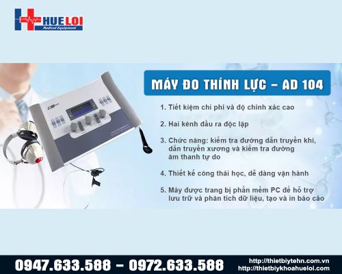 Máy đo thính lực AD104