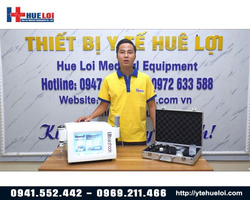 Máy xung kích tích hợp siêu âm trị liệu