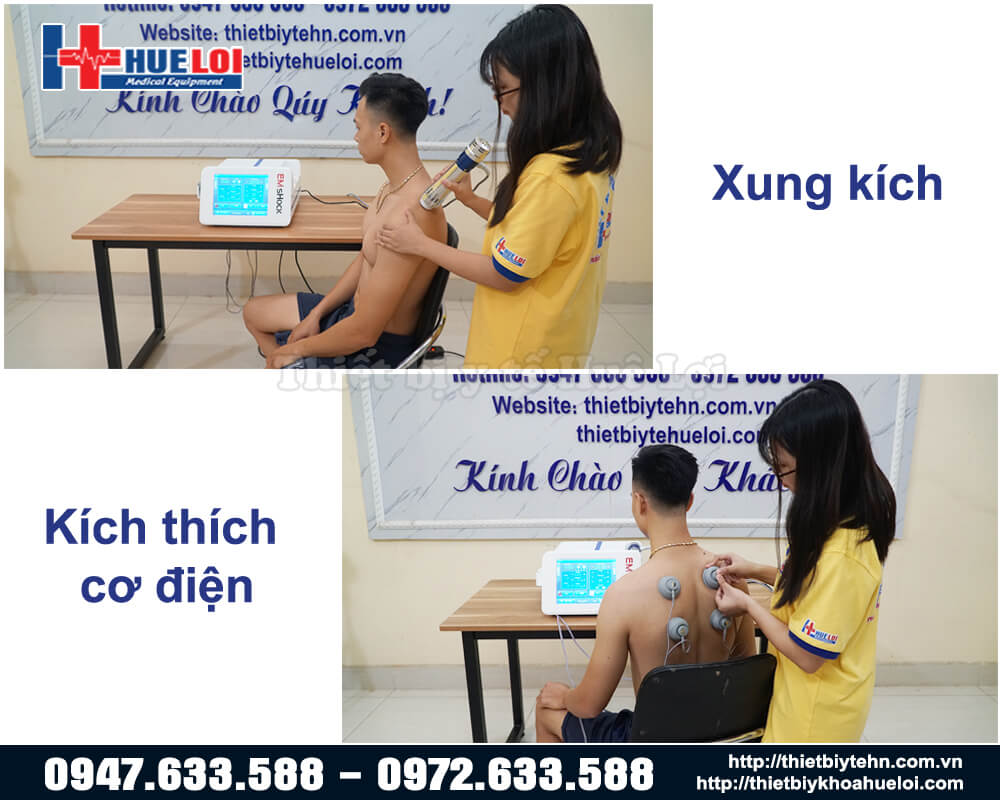 Máy xung kích tích hợp kích thích cơ điện