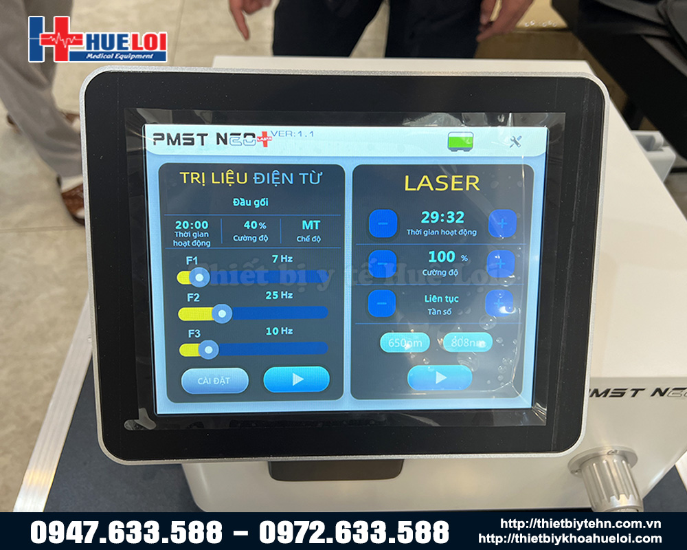 Máy từ trường trị liệu kết hợp laser lạnh