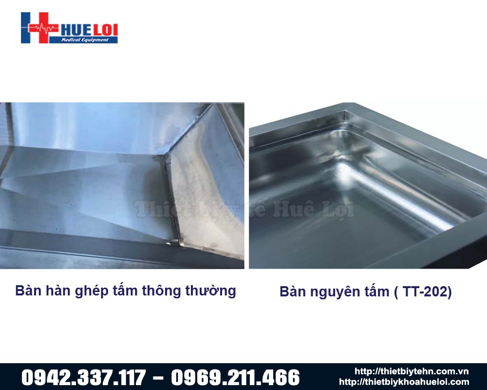 So sánh bàn TT 202 với các bàn thông thường trên thị trường