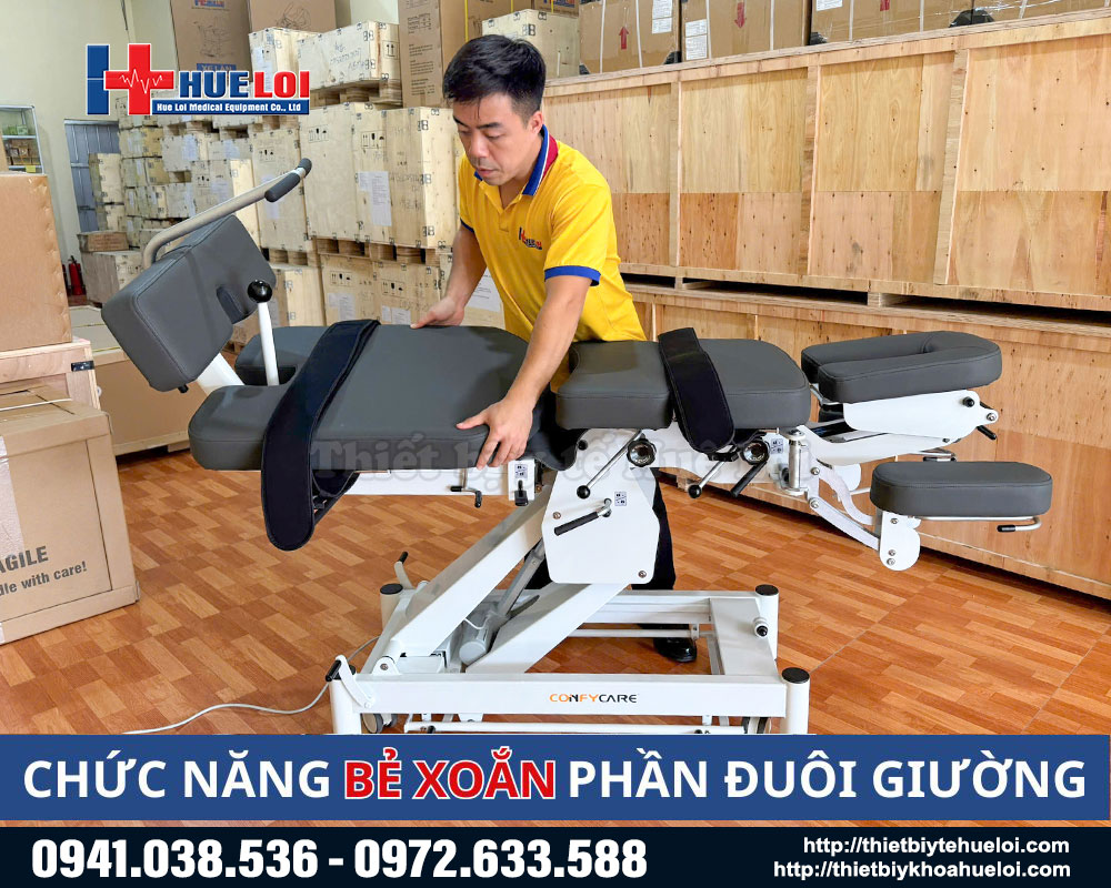 chức năng bẻ xoắn phần đuôi của bàn tác động cột sống EL07