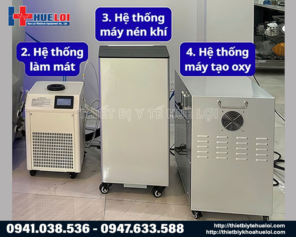 hệ thống vận h&agrave;nh buồng oxy cao cấp HE5000MINI