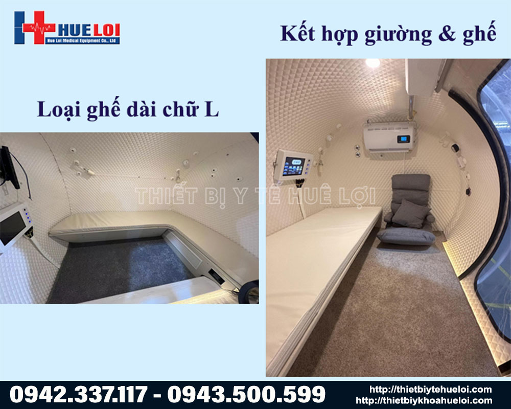 Buồng oxy tăng áp buồng đôi