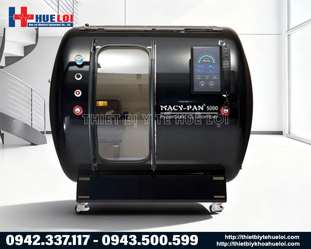 Hệ thống Buồng oxy tăng áp vỏ cứng Model HE5000 chính hãng.