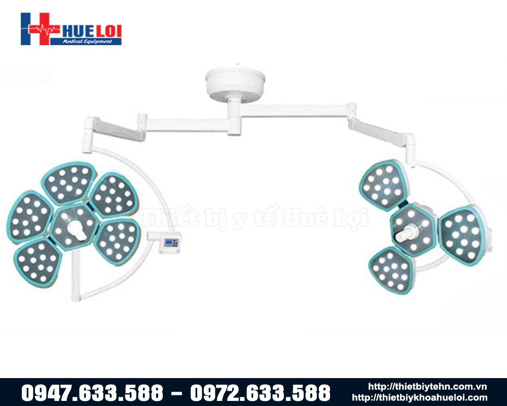 đèn mổ treo trần hai nhánh
