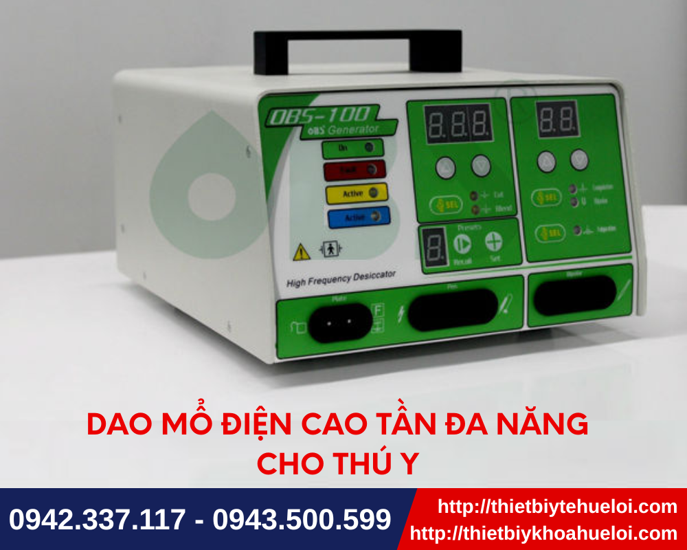 Dao mổ điện 2 kênh đơn cực và lưỡng cực