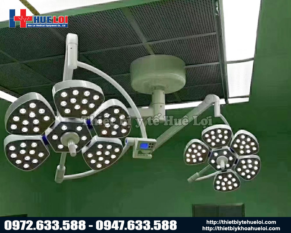hệ thống chiếu sáng bàn mổ treo trần