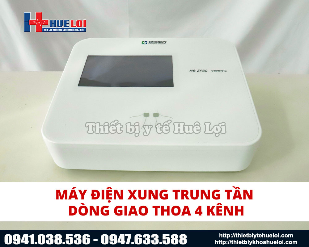 Máy điện xung trung tần dòng giao thoa 4 kênh giá rẻ