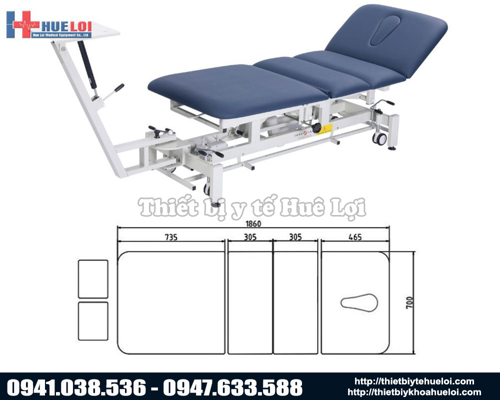 giường kéo giãn cột sống lưng cổ CY-C101F