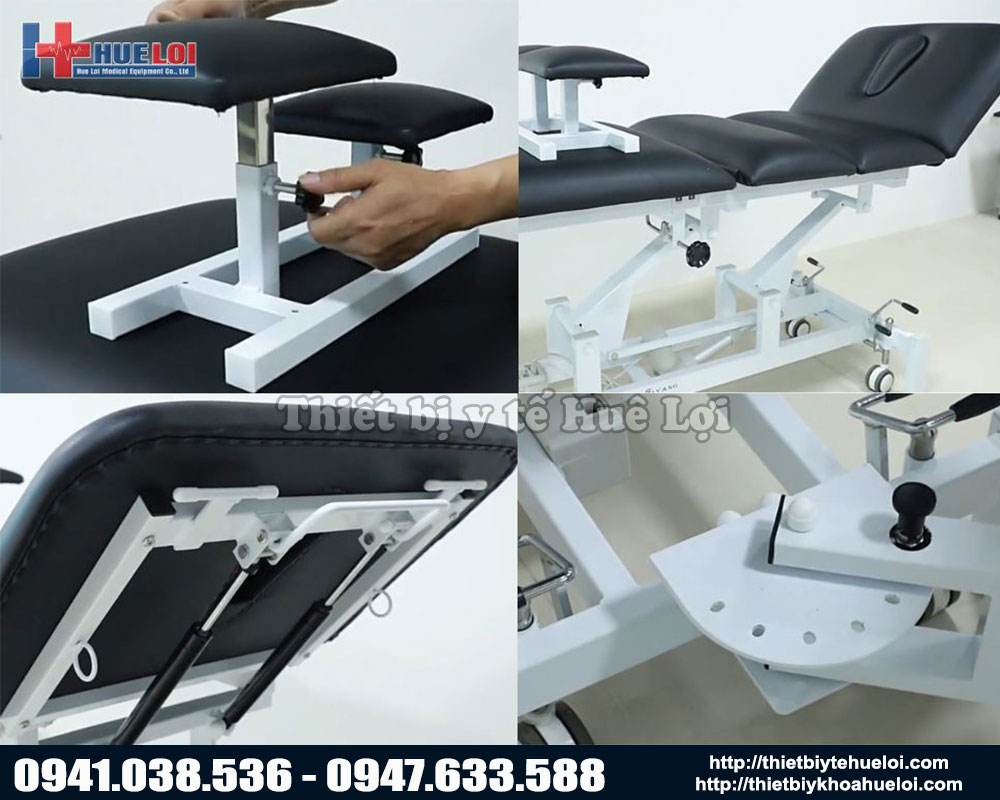 các phần chi tiết giường kéo giãn CY-C101F