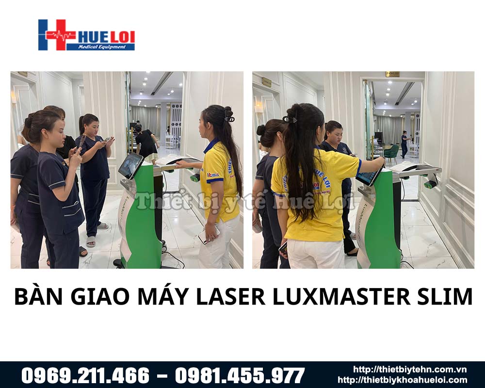 Huê Lợi bàn giao máy laser công suất thấp 