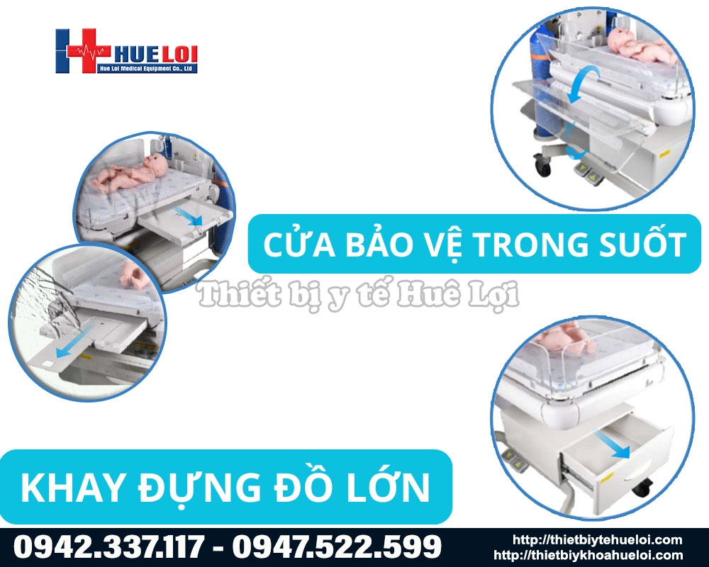 Cửa bảo vệ giảm chấn m&aacute;y sưởi ấm trẻ sơ sinh