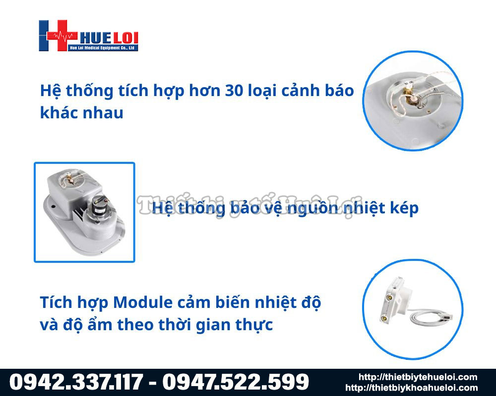 Hệ thống cảnh b&aacute;o an to&agrave;n lồng ấp Ecola 3000
