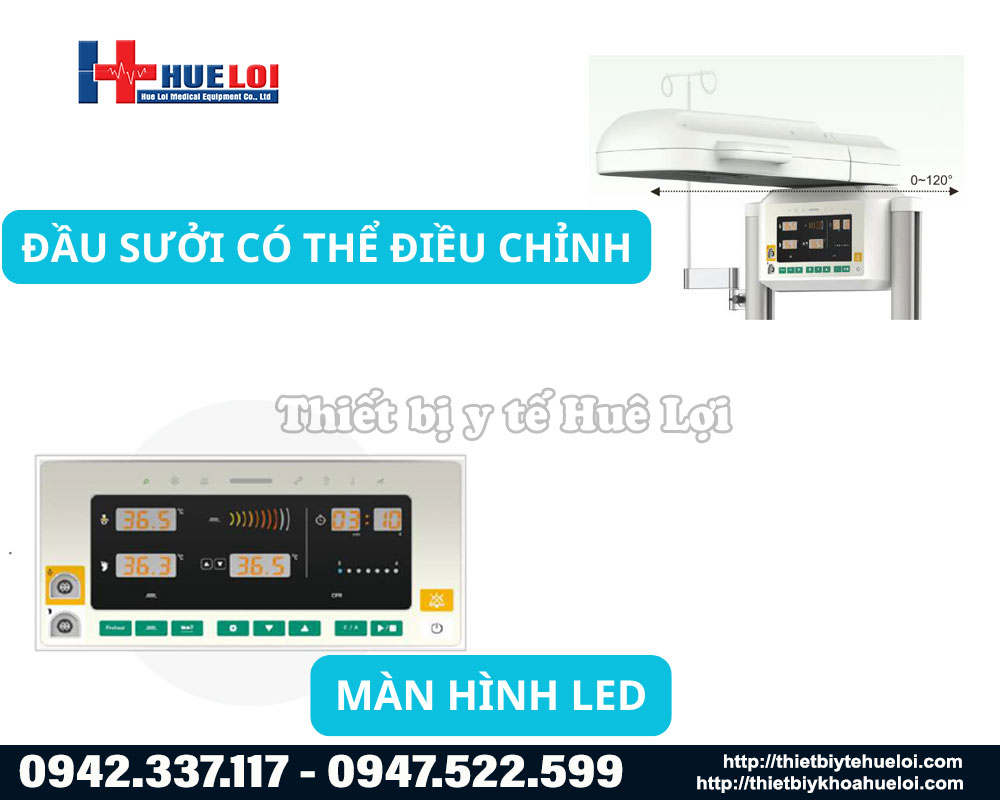 Bảng điều khiển m&aacute;y sưởi ấm trẻ sơ sinh ECOSY 530
