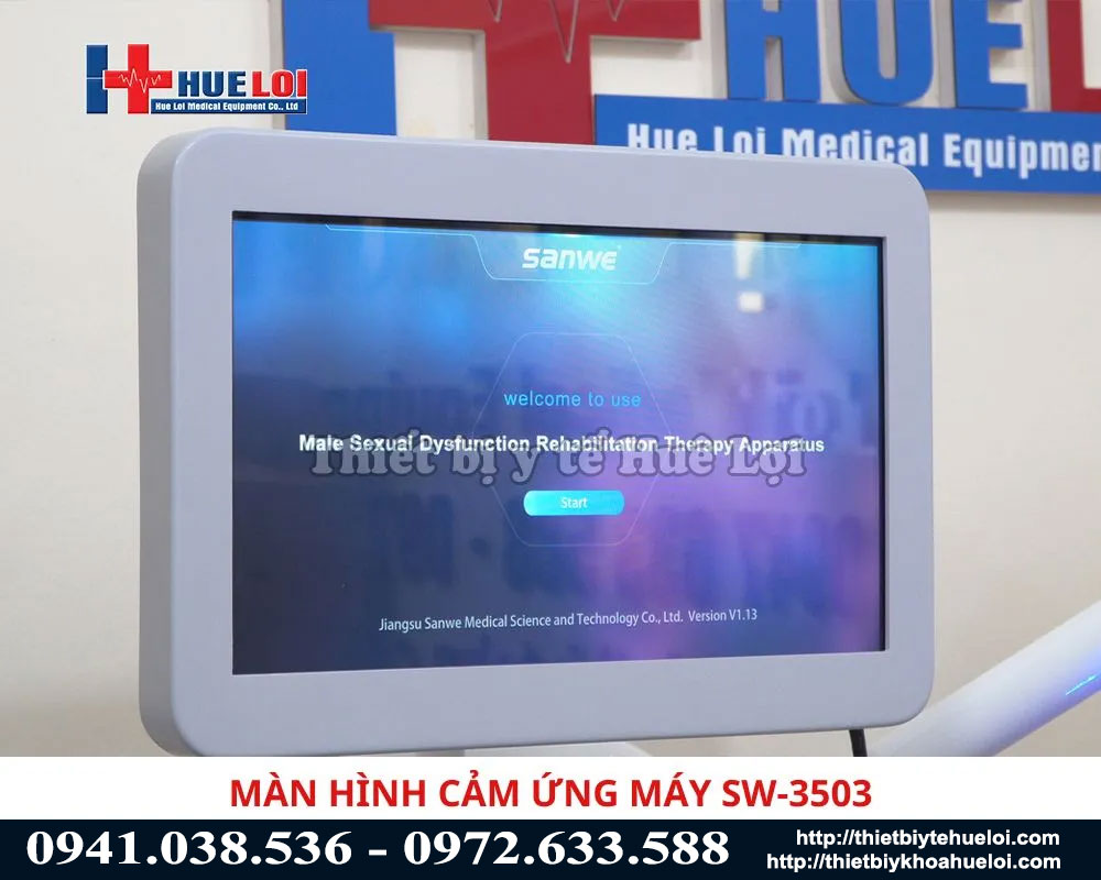 M&agrave;n h&igrave;nh cảm ứng m&aacute;y điều trị rồi loạn cương dương v&agrave; xuất tinh sớm sw305