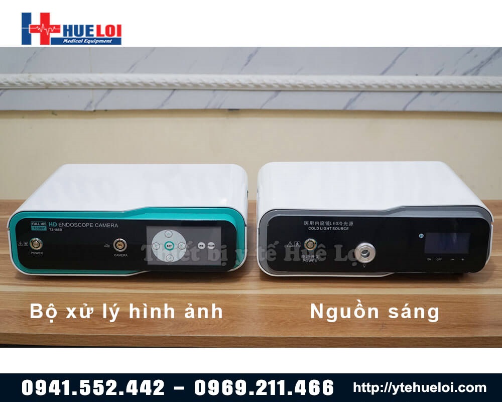 bộ sử lý ảnh và nguồn sáng máy nội soi tj 168b