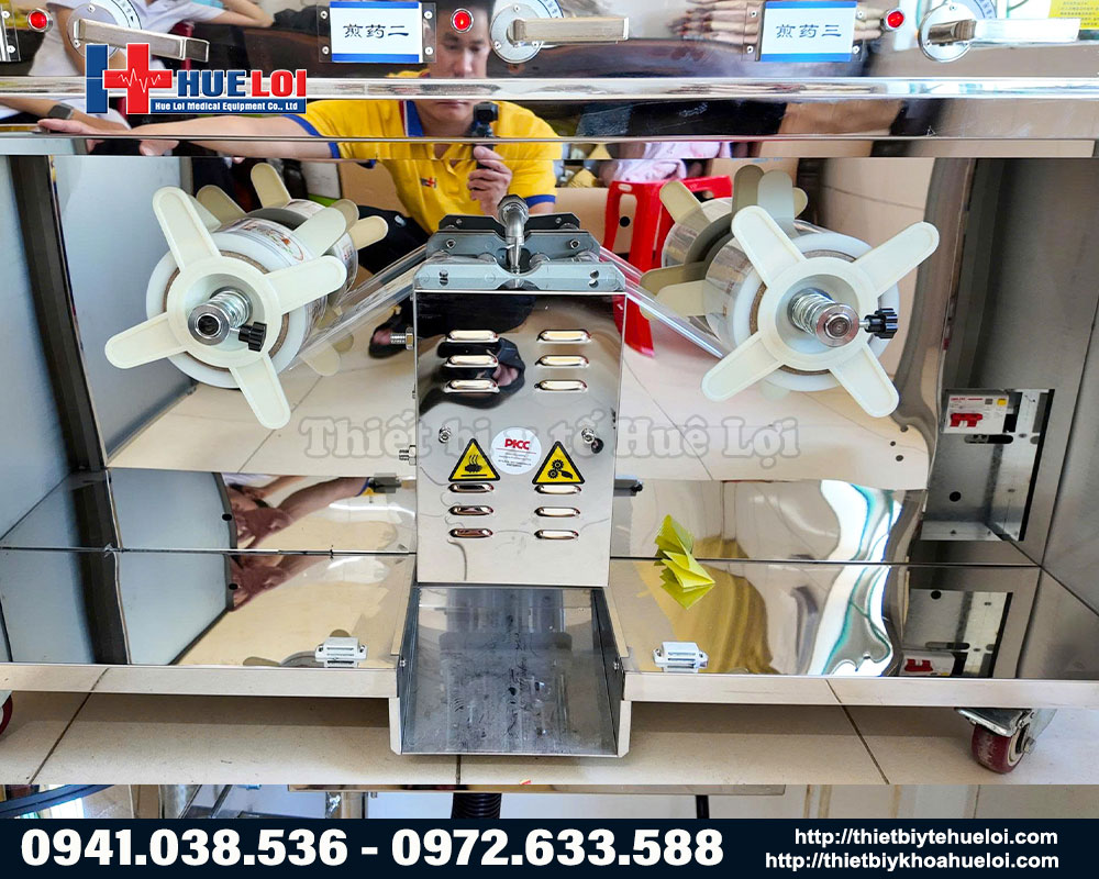 Hệ thống sắc thuốc và đóng gói tự động 3 nồi
