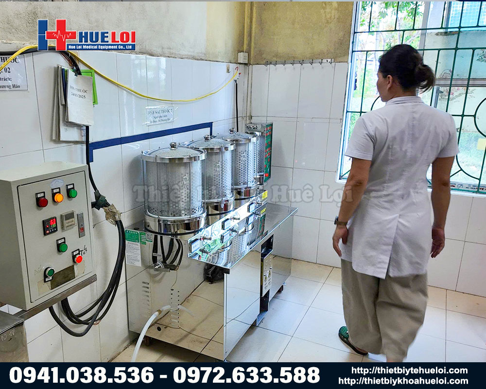 Máy sắc thuốc đóng gói cao cấp cho phòng khám đông y