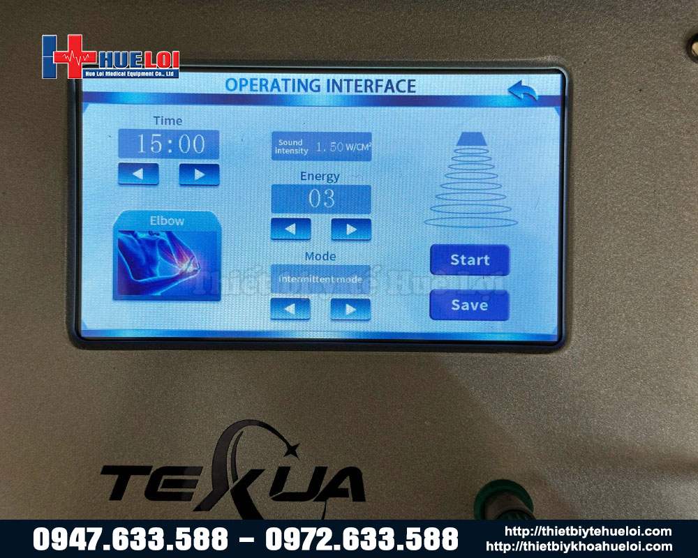 máy siêu âm trị liệu trên 1 tần số