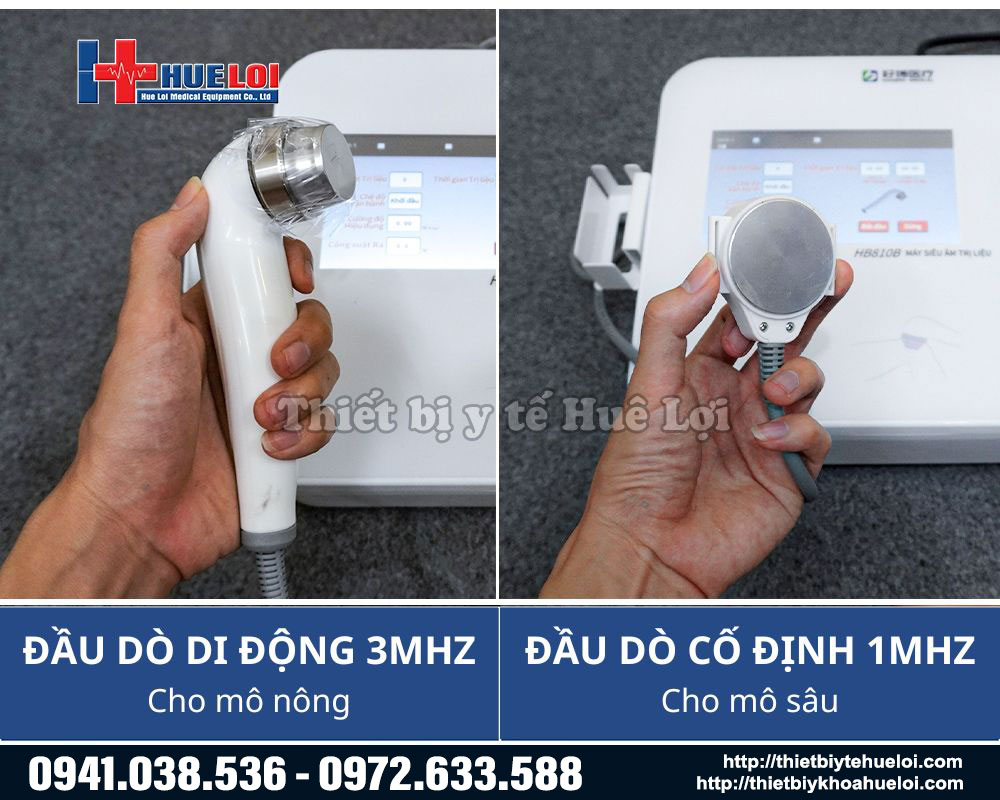 Đầu d&ograve; m&aacute;y si&ecirc;u &acirc;m trị liệu chuẩn y khoa 