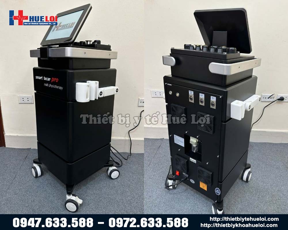 máy trị liệu tần số vô tuyến kết hợp xung kích và siêu âm