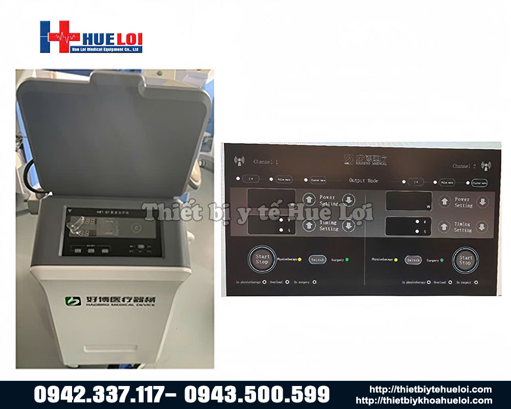 giao diện máy vi sóng phục hồi chức năng