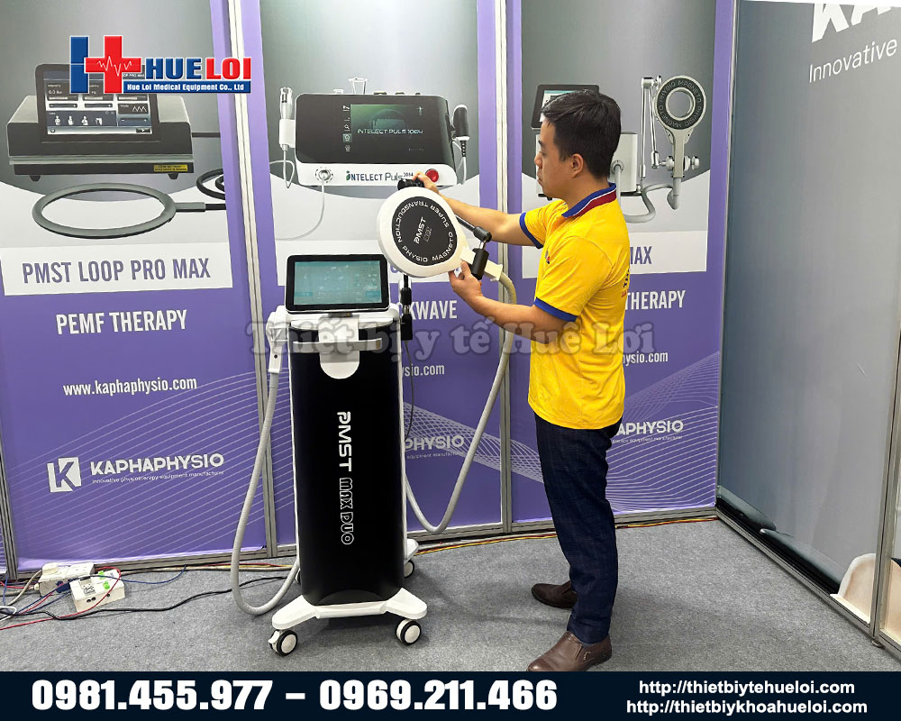 máy trị liệu bằng từ trường sử dụng 2 kênh
