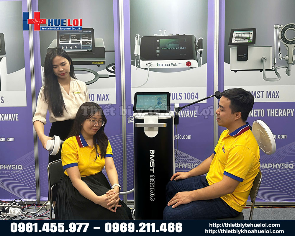 máy từ trường trị liệu sử dụng 2 kênh