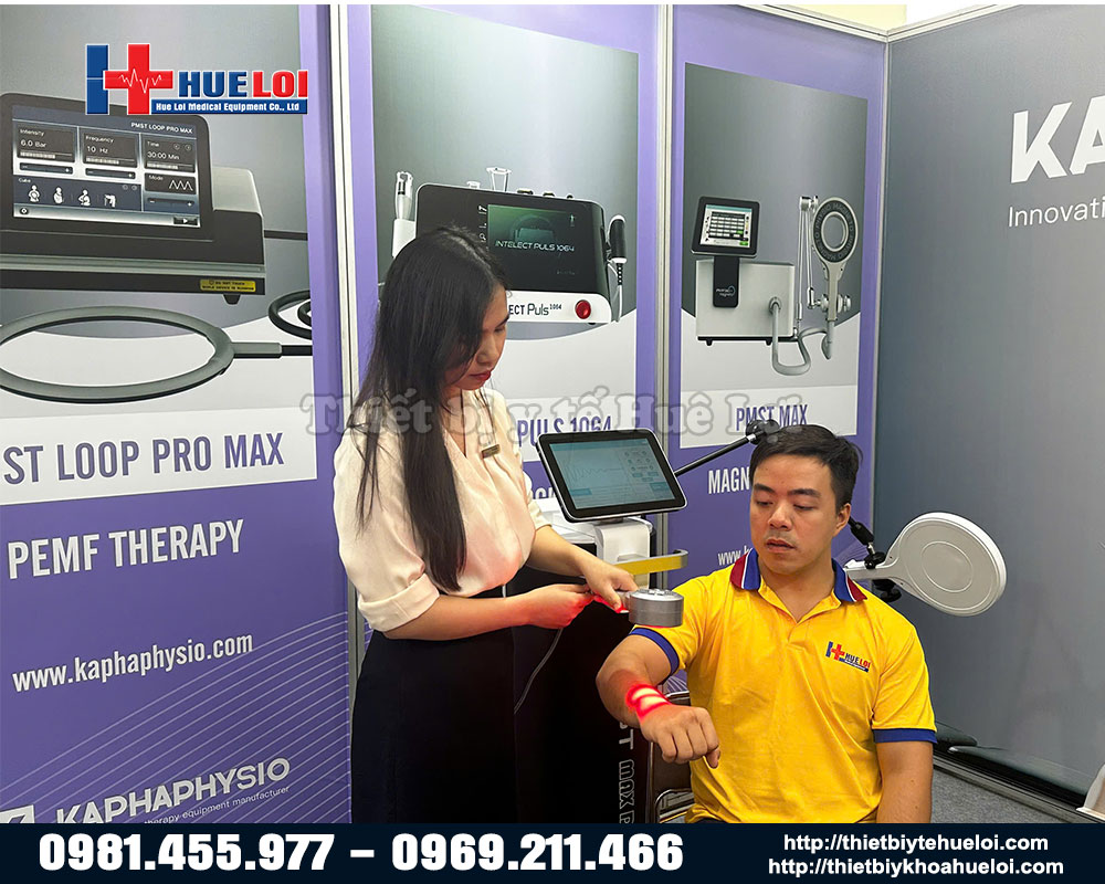 máy từ trường trị liệu sử dụng 2 kênh