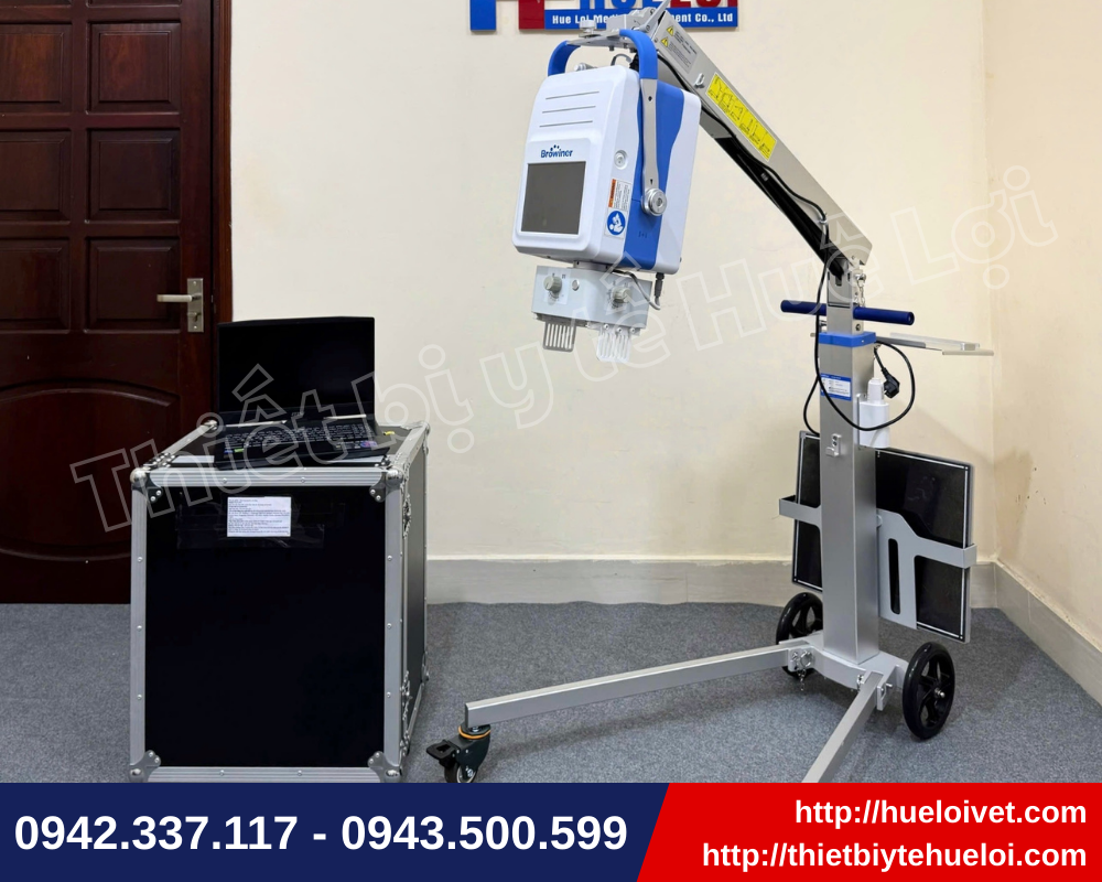 thiết bị chụp xquang thú y di động