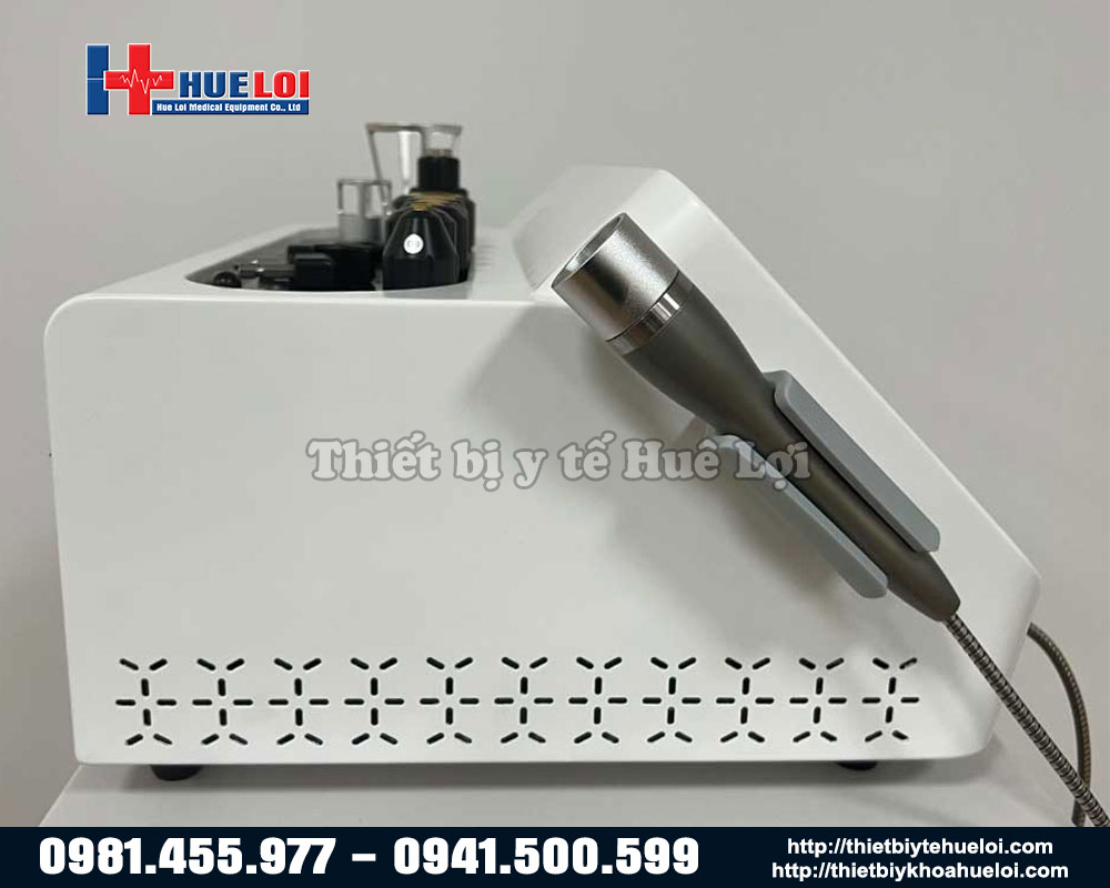 máy xung kích trị liệu kết hợp laser