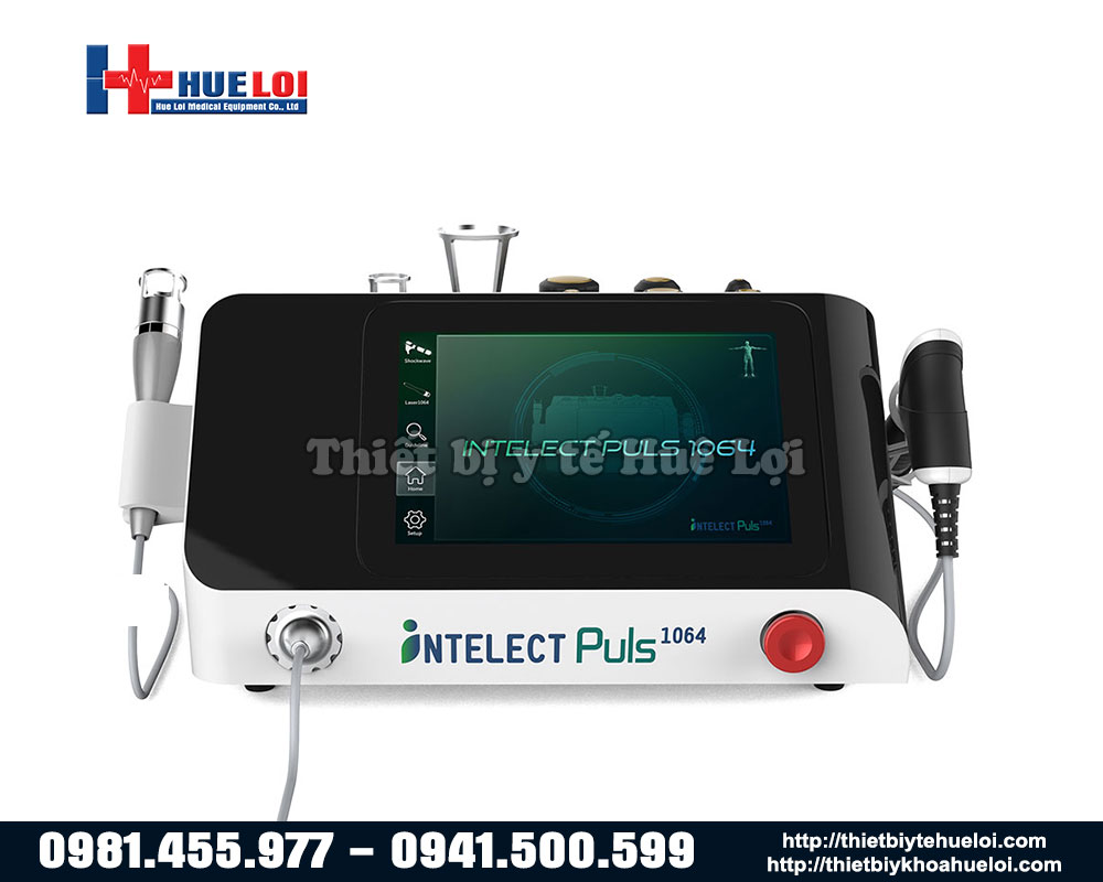 máy xung kích trị liệu kết hợp laser