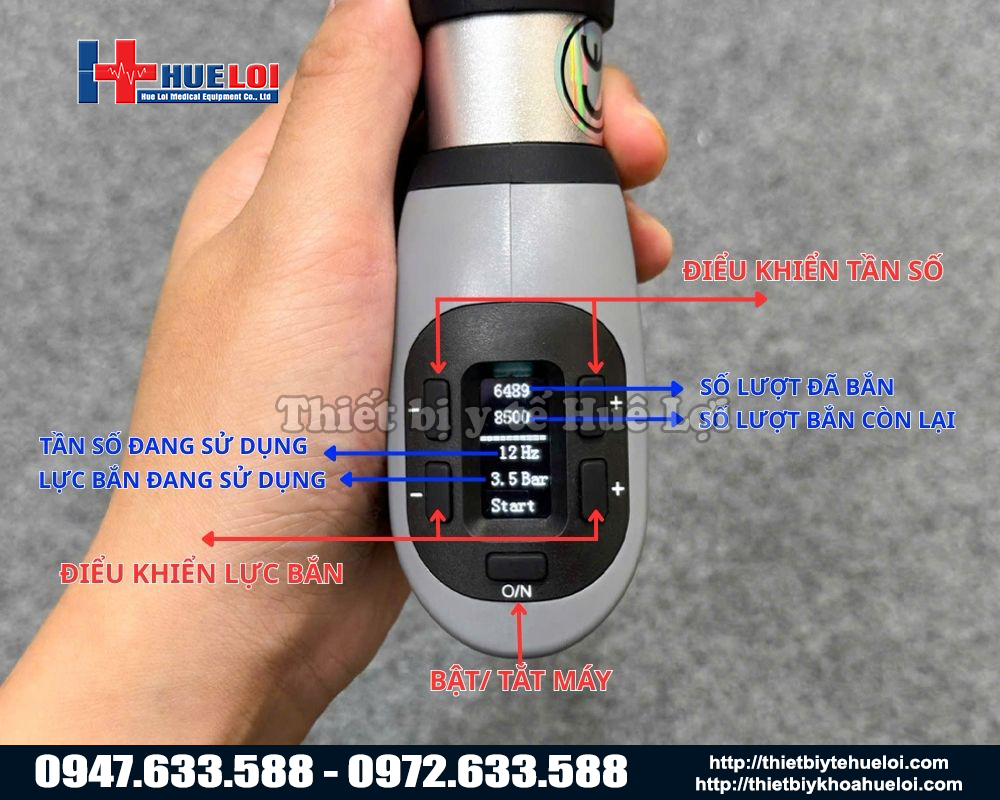 Tay cầm máy xung kích T703