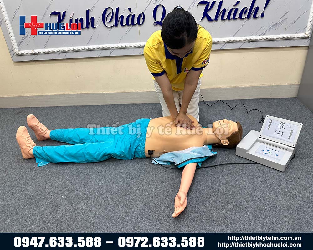 Mô hình cấp cứu ngừng tuần hoàn 170cm