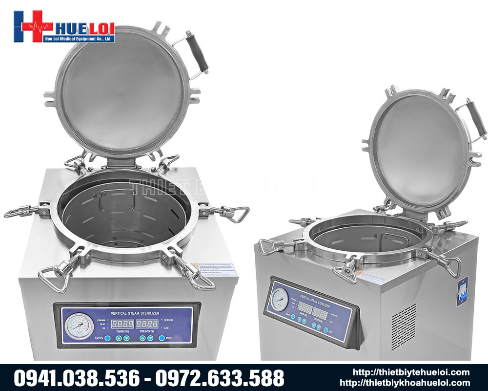 Cận cảnh buồng hấp v&agrave; giỏ đựng bằng inox của nồi hấp DGLS-B