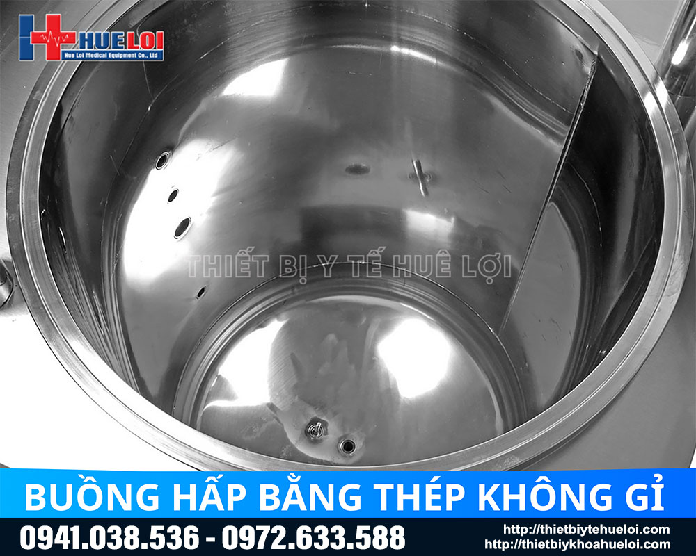 Buồng hấp bằng th&eacute;p kh&ocirc;ng gỉ