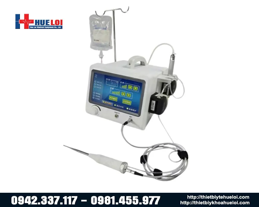 phần thân máy của thiết bị loại bỏ vết thương bằng sóng siêu âm
