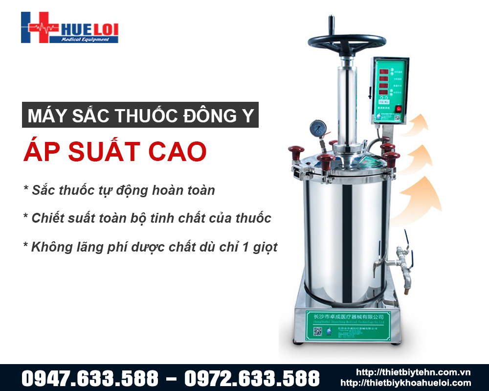 máy sắc thuốc áp suất cao