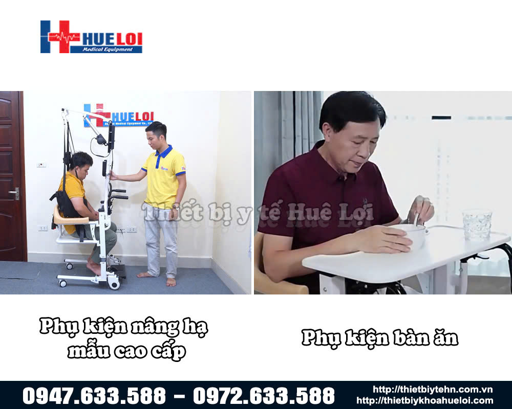 Phụ kiện xe lăn ghép mảnh