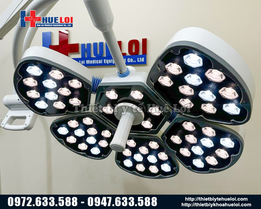 đèn led phẫu thuật 5 cánh