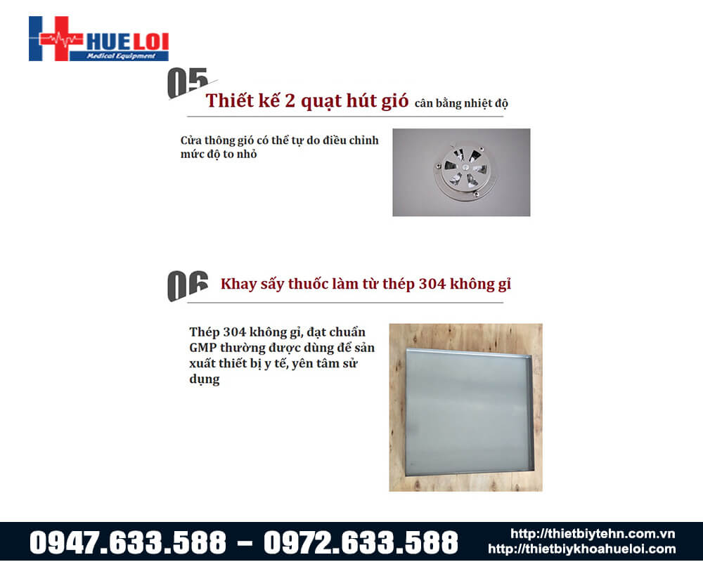 Tủ sấy thuốc đông y cao cấp