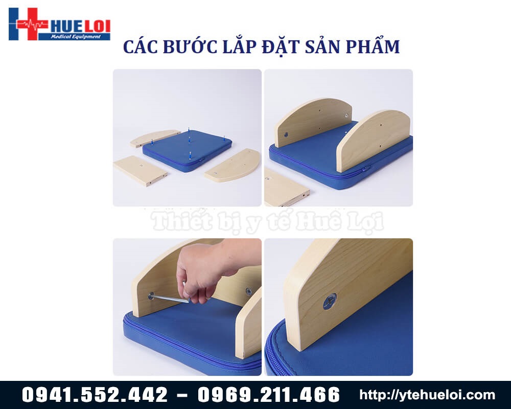 cách lắp đặt ván gỗ tập thằng bằng cho trẻ em 