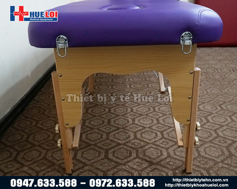 giường massage chân gỗ